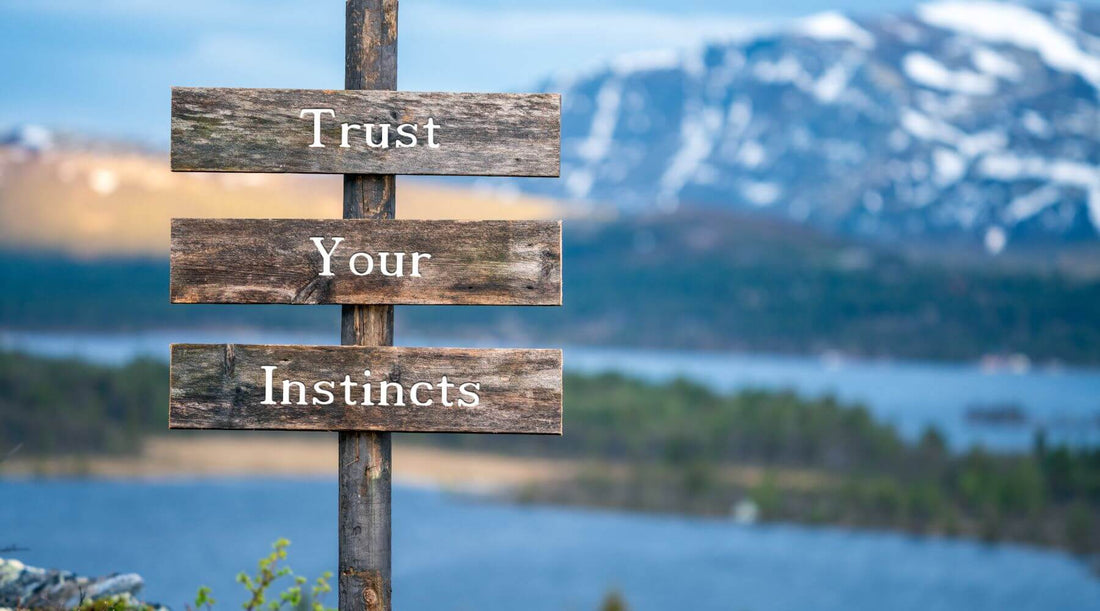 Sign: Trust your instincts