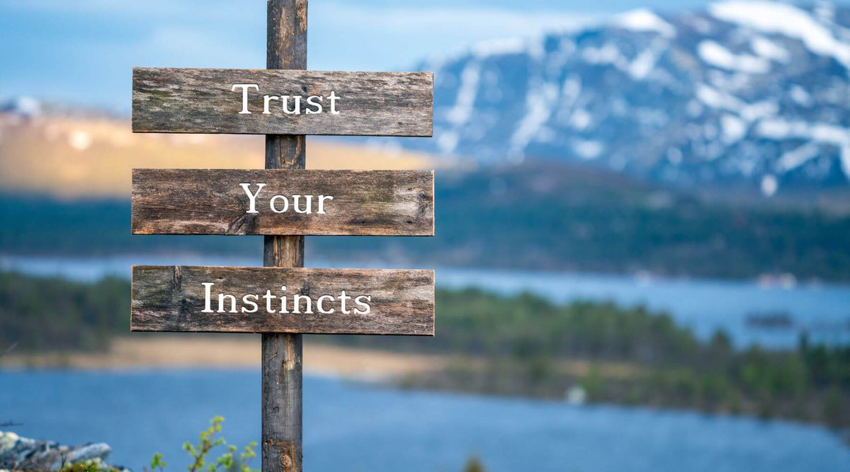 Sign: Trust your instincts