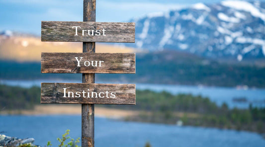Sign: Trust your instincts